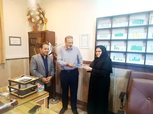 💥💥خانم تیزفهم مدیر جدید بیمارستان امام خمینی(ره)بناب